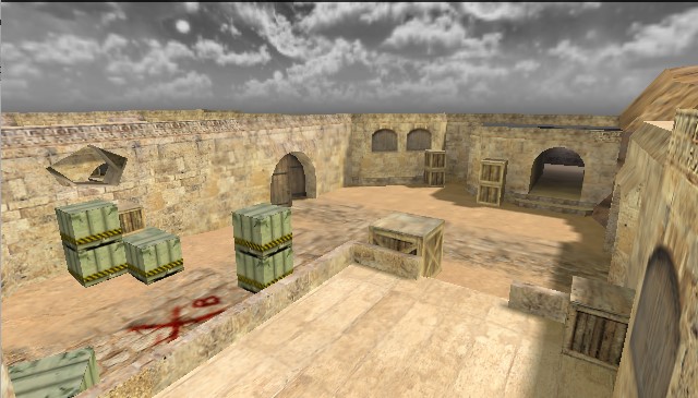 карта de_dust2 CS 1.6